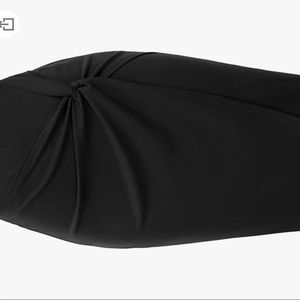 Kate Kasin Wrap Front Pencil Skirt, Black